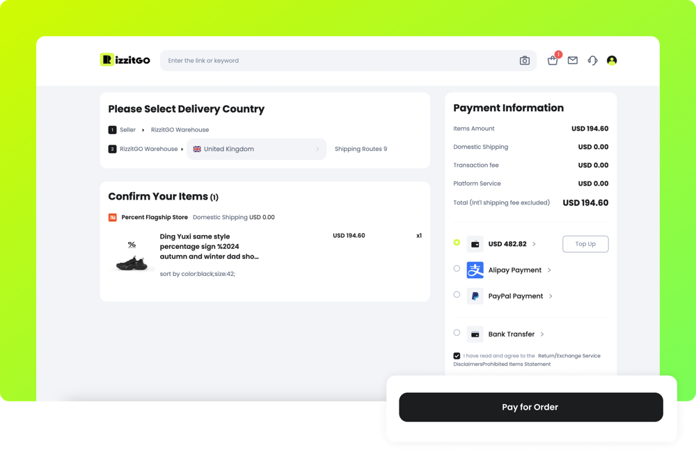 Rizzitgo affiliate sharing