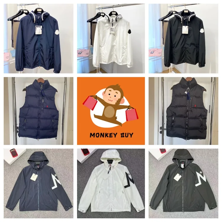 Moncler Black Hooded Jacket