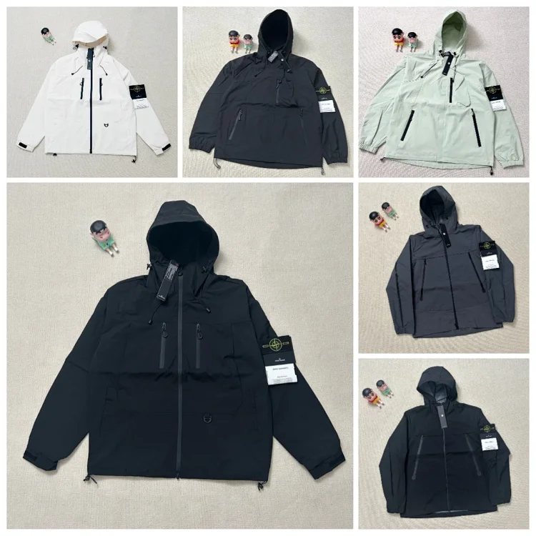 Stone Island Black Hooded Jack